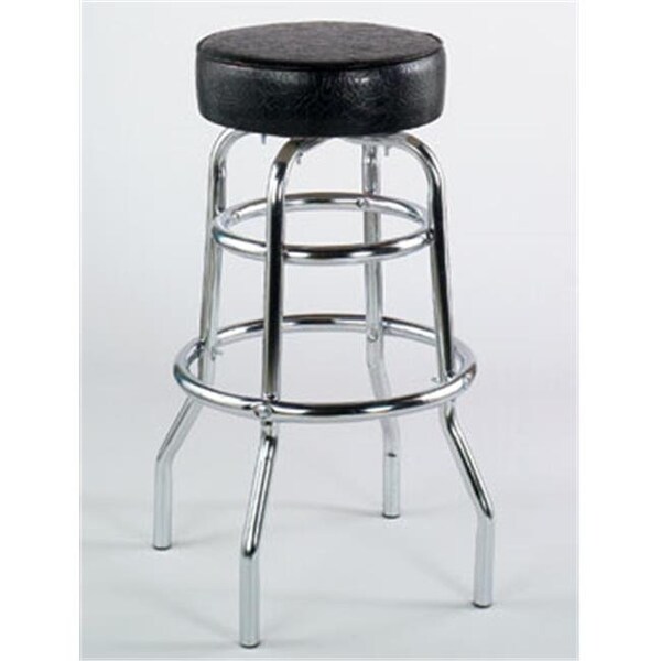 Alston Quality Alston Quality 4201-30-BLK Double Ring Bar Stool Black 4201-30/BLK - main